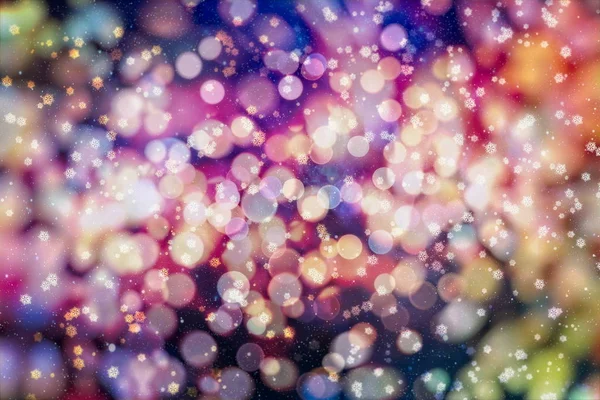 Blurred bokeh light background,クリスマスと新年の休日の背景 — ストック写真