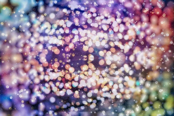 Blurred bokeh light background, Christmas and New Year holidays background — Stock Photo, Image