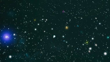 Derin uzay. Yüksek çözünürlüklü yıldız alanı. Yıldızlı uzay arka plan dokusu. Renkli Yıldızlı Gece Gökyüzü Dış Uzay arkaplanı