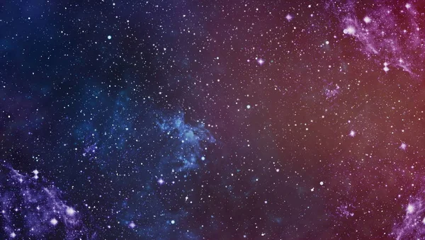 Новая большая панорама, заглядывающая в дальний космос. Темное ночное небо, полное звезд . — стоковое фото