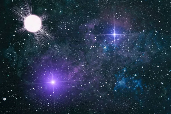 Blue dark night sky with many stars. Milky way on the space background . Milky way galaxy with stars and space dust in the universe