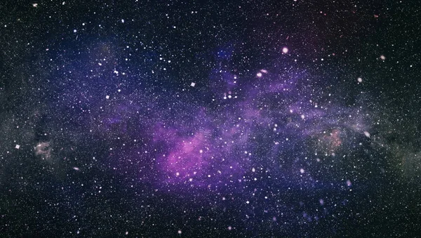 Evrenin arka planı. Yıldız kümesi ve nebula - uzayda bir bulut. Soyut astronomik galaksi, yıldız tozu ve parlak yıldızlar. Bu görüntünün elementleri Nasa tarafından döşenmiştir. — Stok fotoğraf