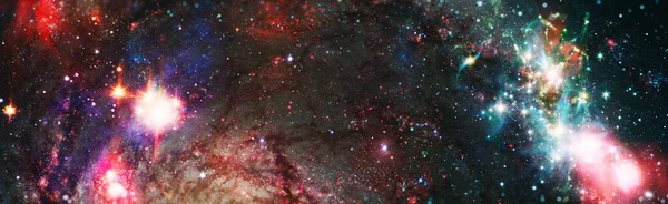 Графический Фон Астрономии Туманностью Светящимися Звездами Глубокой Вселенной Абстрактное Изображение — стоковое фото