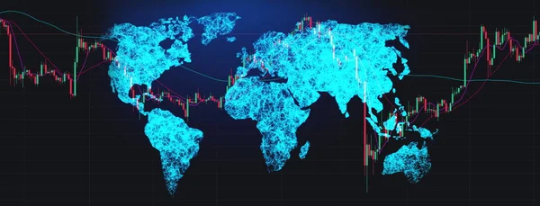 World capital finance exchange. Analysis of the global economy after the virus. Equity Investment