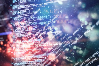 Programlama ve kodlama teknolojileri geliştiriyoruz. Ofiste web siteleri kodları üzerinde çalışan geliştirici.