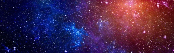 Galaxie Espace Ciel Nuit Univers Noir Étoilé Fond Champ Stellaire — Photo