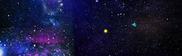 Starry Espaço Exterior Textura Fundo Colorido Starry Night Sky Outer — Fotografia de Stock