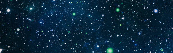 Stellar nebula and cosmic dust, cosmic gas clusters and constellations in deep space.