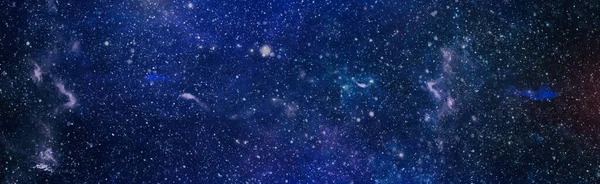 Blue Galaxy Backdrop Beautiful Outer Space Infinite Universe — Stock Photo, Image