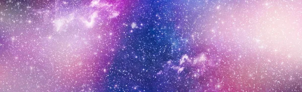 Blue Galaxy Backdrop Beautiful Outer Space Infinite Universe — Stock Photo, Image