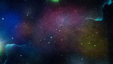 Yıldızlı starfield arka plan siyah yıldız ve uzay gökyüzü gece evren gökada