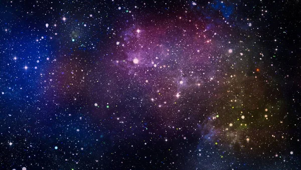 Stjärnor Och Galaxen Rymden Himmel Natt Universum Svart Stjärnhimmel Bakgrund — Stockfoto