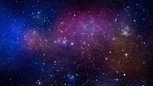 Stars Galaxy Outer Space Sky Night Universe Black Starry Background — Stock Photo, Image