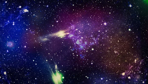 Skönhet Oändliga Universum Fyllda Stjärnor Kosmisk Konst Science Fiction Tapeter — Stockfoto