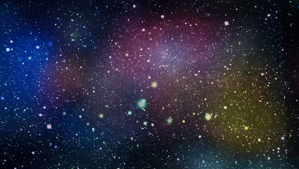 Raumhintergrund Mit Nebel Und Sternen Nachthimmel Und Milchstraße — Stockfoto