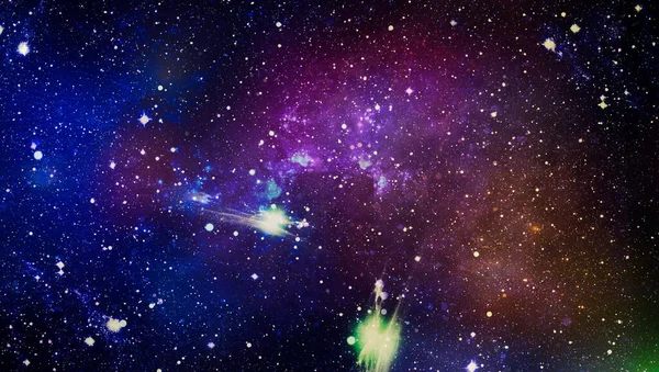 Belleza Interminables Estrellas Llenas Universo Arte Cósmico Ciencia Ficción Fondo — Foto de Stock