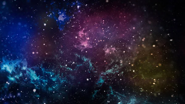 Galaxia Con Estrellas Fondo Espacial Hermoso Fondo Del Cielo Nocturno —  Fotos de Stock