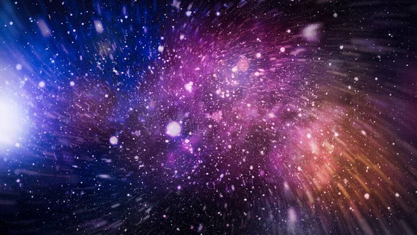 Vintergatans Galax Med Stjärnor Och Rymdstoft Universum — Stockfoto