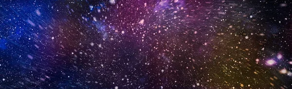 Starry Outer Space Background Texture Colorful Starry Night Sky Outer — Stock Photo, Image