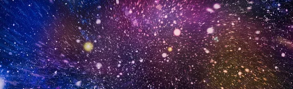 Starry Outer Space Background Texture Colorful Starry Night Sky Outer — Stock Photo, Image