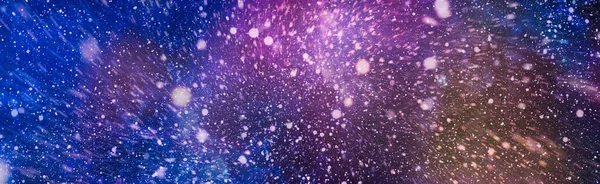 Colorido Starry Night Sky Outer Space Fundo — Fotografia de Stock