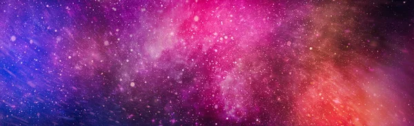 Spiral Galaxy Deep Space Stars Planet Galaxy Free Space Colored — Stock Photo, Image