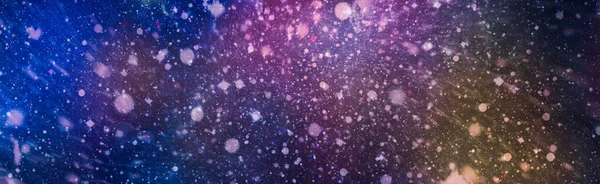 Космічний Фон Зіркою Сяючими Зірками Реалістичний Барвистий Космос Туманністю Молочним — стокове фото