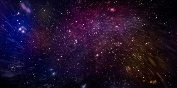 Nebula Yıldızlı Alan Arkaplanı — Stok fotoğraf