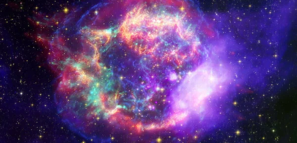 Nebulosa Estelar Poeira Cósmica Aglomerados Gás Cósmico Constelações Espaço Profundo — Fotografia de Stock