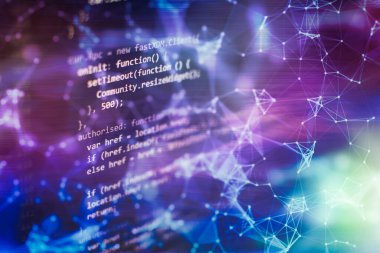 Fonksiyon kaynak kodunun kapanmasını izle. Programlama fonksiyonları dizüstü bilgisayarda yazılıyor. Büyük veriler ve nesnelerin interneti eğilimi.