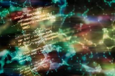 Fonksiyon kaynak kodunun kapanmasını izle. Programlama fonksiyonları dizüstü bilgisayarda yazılıyor. Büyük veriler ve nesnelerin interneti eğilimi.