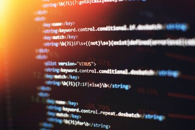 Programlama ve kodlama teknolojileri geliştiriyoruz. Ofiste web siteleri kodları üzerinde çalışan geliştirici.