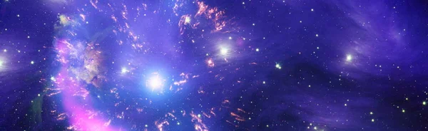Uzayda Inanılmaz Güzel Bir Galaksi Evrende Milyarlarca Galaksi Var Soyut — Stok fotoğraf