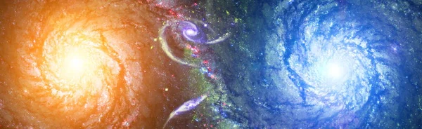 Otroligt Vacker Galax Yttre Rymden Miljarder Galaxer Universum Abstrakt Utrymme — Stockfoto