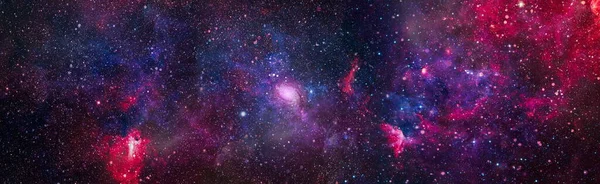 Otroligt Vacker Galax Yttre Rymden Nebulosakväll Stjärnhimmel Regnbågens Färger Flerfärgad — Stockfoto