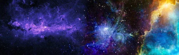 Galaxie Incredibil Frumoasă Spaţiul Cosmic Nebuloasa Noapte Cerul Înstelat Culori — Fotografie, imagine de stoc