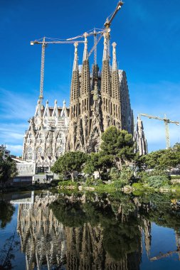Mimar Antonio Gaudi, Katalonya, Barcelona İspanya tarafından da La Sagrada Familia Katedrali