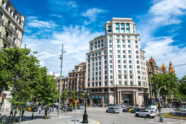 Calles Verano Barcelona España Mayo 2018 —  Fotos de Stock