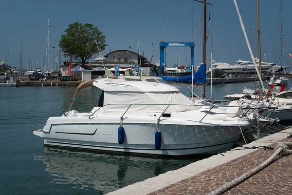 Yachts Dans Port Rimini Italie — Photo