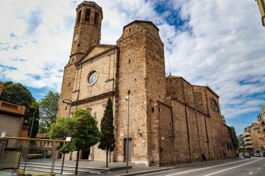 Kilise Sarria, Katalonya, İspanya Mahallesi'nde Barselona.