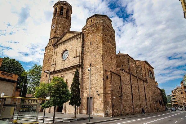 Kostel Barceloně Čtvrti Sarria Katalánsko Španělsko — Stock fotografie