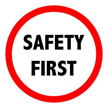 Emanet ilk işareti. Vektör çizim.