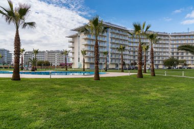 Adler, Rusya - 28 Mart 2019 Hotel Sochi Parkı. Adler, Krasnodar bölgesi, Rusya.