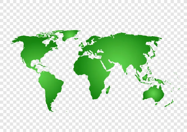 Izgaranın Arka Planında Yeşil Vektör Haritası — Stok Vektör