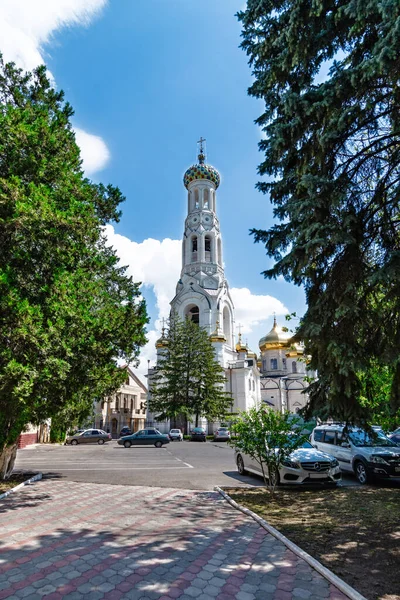 Catedral Kazán Icono Madre Dios Stavropol Rusia Julio 2020 —  Fotos de Stock