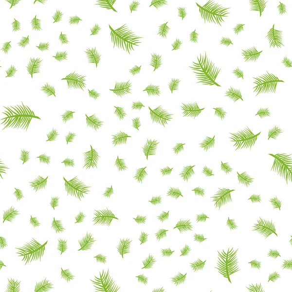 Vektör Çizimi Yeşil Bir Bitkinin Dallı Şablonu — Stok Vektör