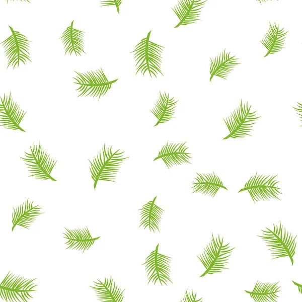 Illustration Vectorielle Modèle Avec Une Branche Une Plante Verte — Image vectorielle