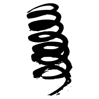 Vektör çizimi. Siyah mürekkep lekeleri, boya lekelerinin dokusu.