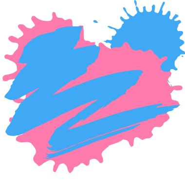 Vektör çizimi. Çok renkli mürekkep lekelerinin arkaplanı