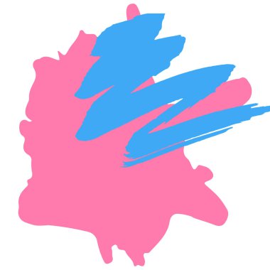 Vektör çizimi. Çok renkli mürekkep lekelerinin arkaplanı